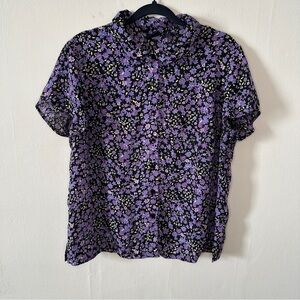 Vintage button down blouse